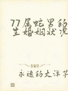 77属蛇男的一生婚姻状况