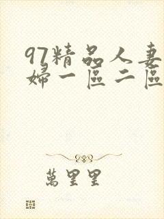 97精品人妻少妇一区二区