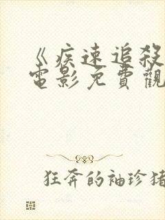 《疾速追杀6》电影免费观看