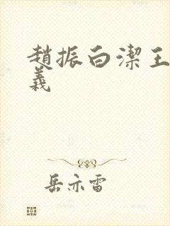 赵振白洁王申高义封面