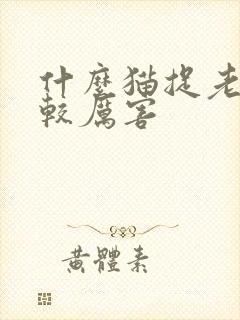 什么猫捉老鼠比较厉害