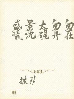 盛景太匆匆宁若曦沈砚舟在线全文阅读