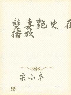 双妻艳史 在线播放