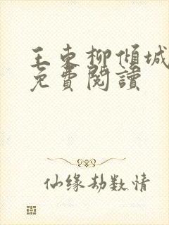 王东柳倾城小说免费阅读