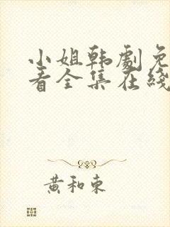 小姐韩剧免费观看全集在线高清