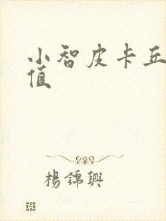 小智皮卡丘种族值