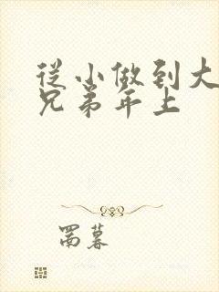 从小做到大骨科兄弟年上封面