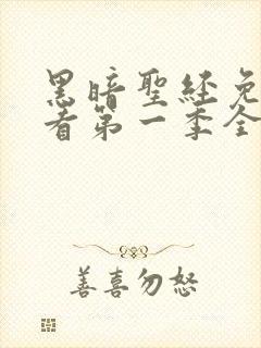 黑暗圣经免费观看第一季全集