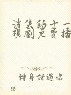 消失的十一层电视剧免费播放完整版