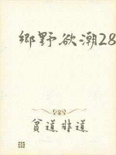 乡野欲潮28章