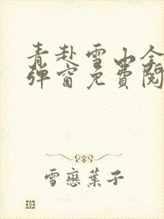 青赴雪山全文无弹窗免费阅读