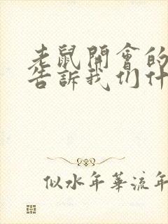 老鼠开会的故事告诉我们什么道理