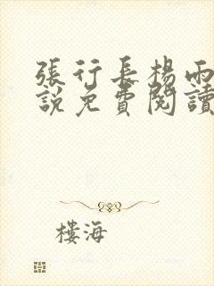 张行长杨雨婷小说免费阅读