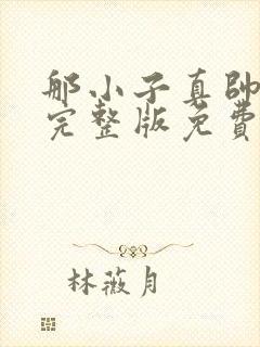 那小子真帅韩剧完整版免费观看高清