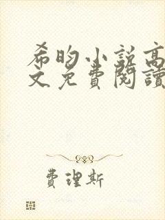 希昀小说高嫁全文免费阅读封面