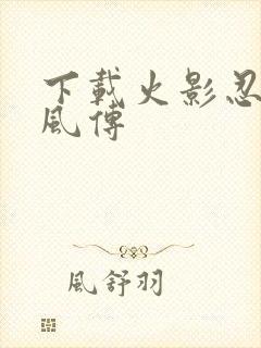 下载火影忍者疾风传