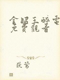 金昭玉醉电视剧免费观看