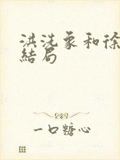 洪洗象和徐脂虎结局封面