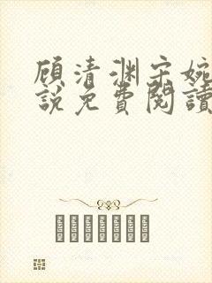 顾清渊宋婉凝小说免费阅读封面