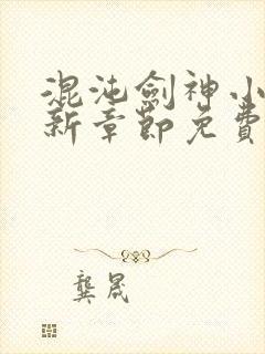 混沌剑神小说最新章节免费阅读封面