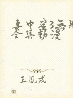妻中蜜3无删减全集动漫封面