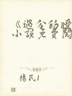 《过分的暧昧》小说免费阅读全文