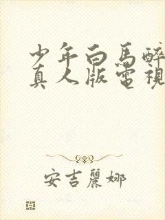 少年白马醉春风真人版电视剧17集