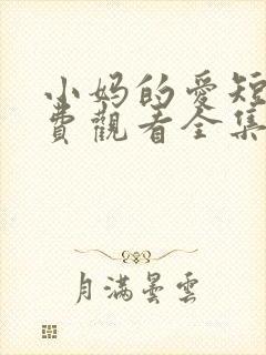 小妈的爱短剧免费观看全集