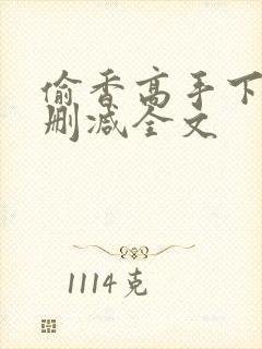 偷香高手下载无删减全文