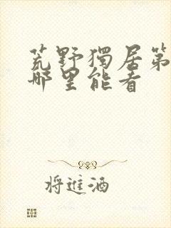 荒野独居第9季哪里能看封面