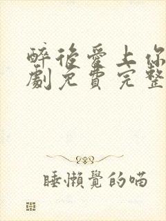 醉后爱上你2泰剧免费完整版封面