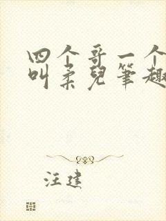 四个哥一个妹妹叫柔儿笔趣阁封面