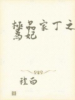 极品家丁之册母为妃