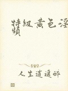 特级黄色淫片视频