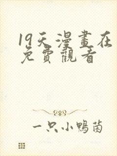 19天漫画在线免费观看