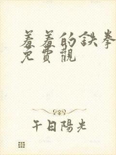 羞羞的铁拳漫画免费观封面