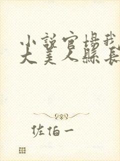 小说官场我成了大美人县长的秘书在线阅读封面