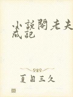 小说阁老夫人养成记