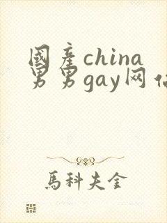 国产china男男gay网站站