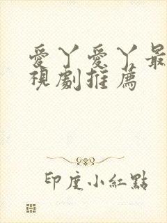 爱丫爱丫最新电视剧推荐