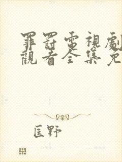 罪罚电视剧在线观看全集免费高清封面