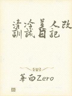 清冷美人改/造训诫日记