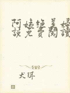 阿姨绝美妇人小说免费阅读