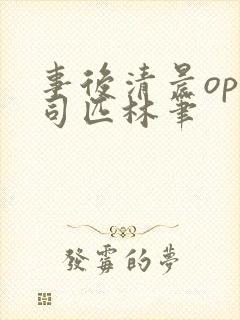 事后清晨op阿司匹林笔封面