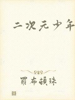 二次元少年插画