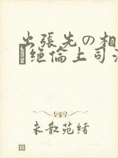 出张先の相部屋で绝伦上司波多野结
