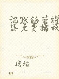 沉默的荣耀32集免费播放封面