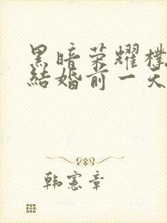 黑暗荣耀朴妍珍结婚前一天