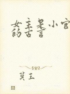 女主是小官之女的古言封面