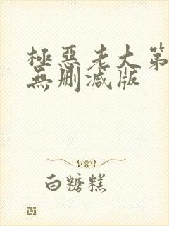 极恶老大第四季无删减版